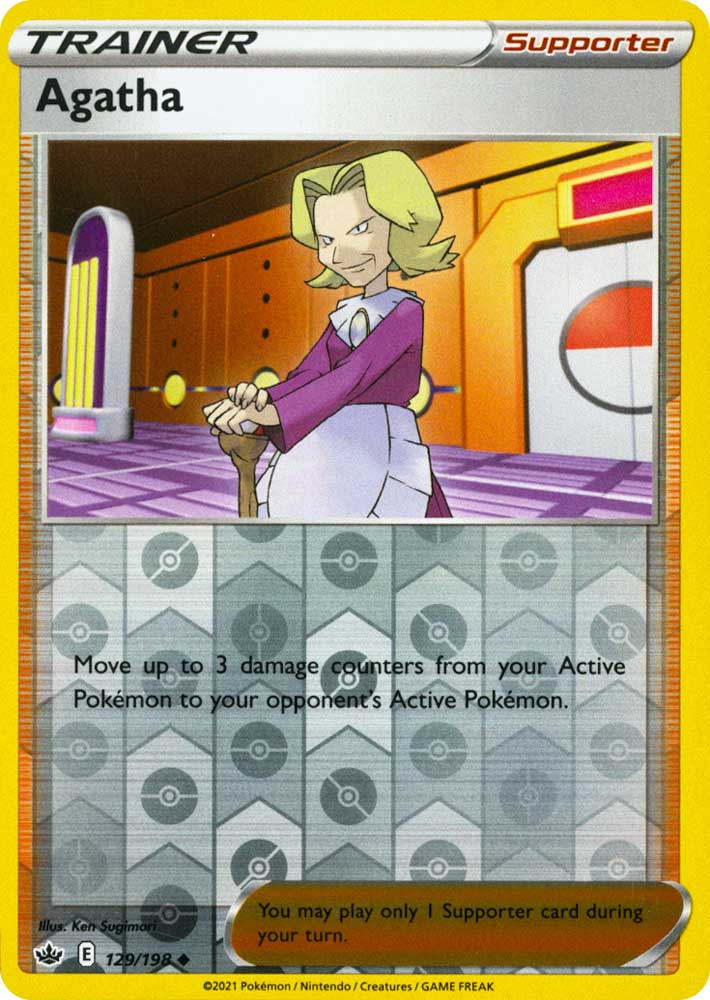 129 / 198 Agatha Non Comune Reverse foil (EN) -NEAR MINT-