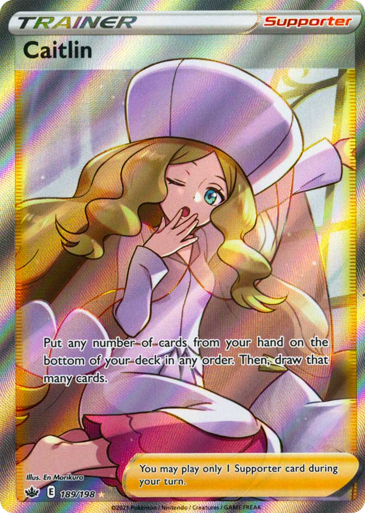 189 / 198 Caitlin Ultra Rara Full Art foil (EN) -NEAR MINT-