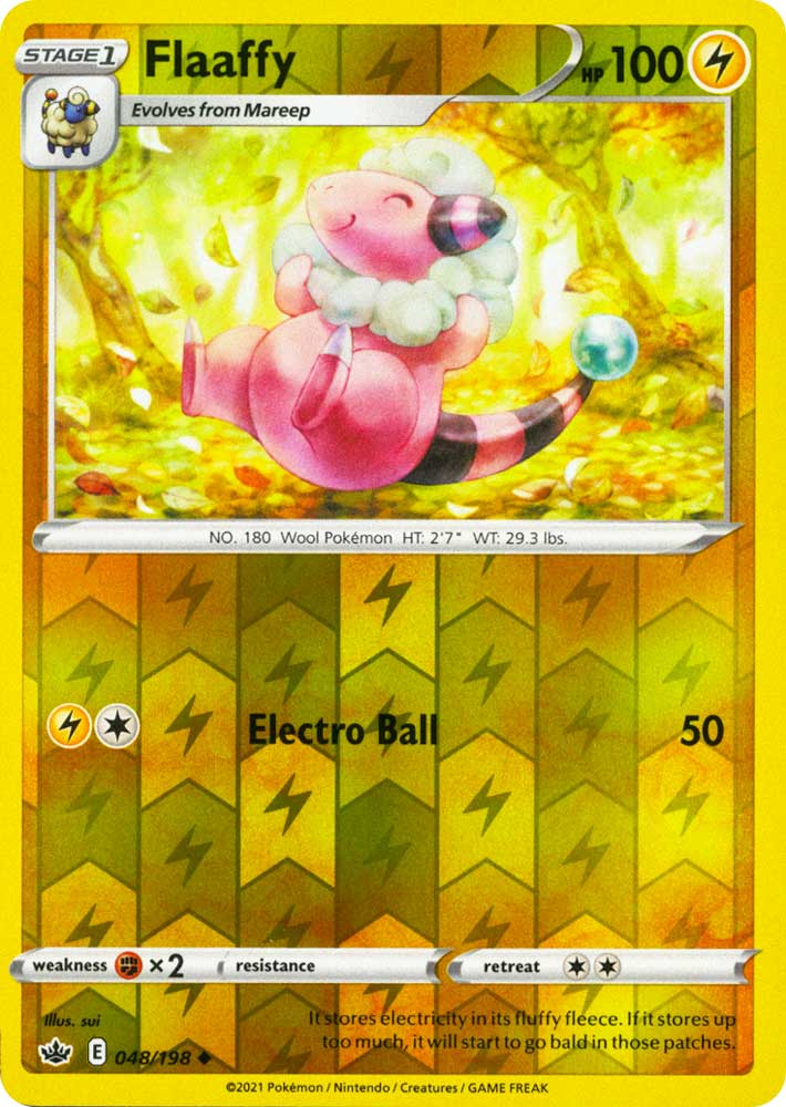 048 / 198 Flaaffy Non Comune Reverse foil (EN) -NEAR MINT-