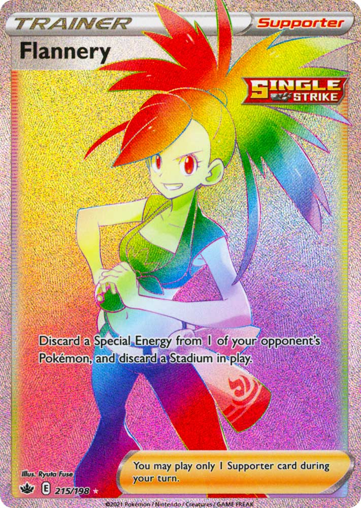 215 / 198 Flannery Rara Segreta Rainbow foil (EN) -NEAR MINT-