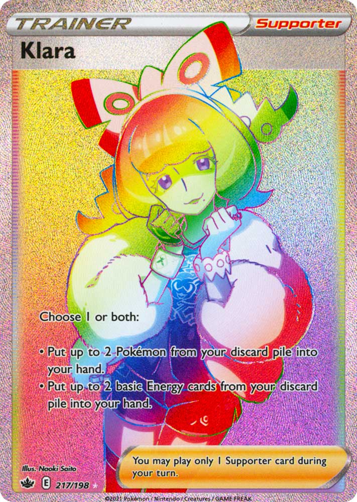 217 / 198 Klara Rara Segreta Rainbow foil (EN) -NEAR MINT-
