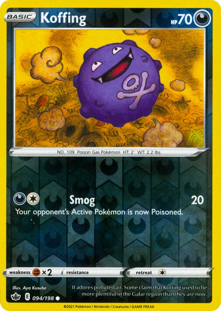 094 / 198 Koffing Comune Reverse foil (EN) -NEAR MINT-