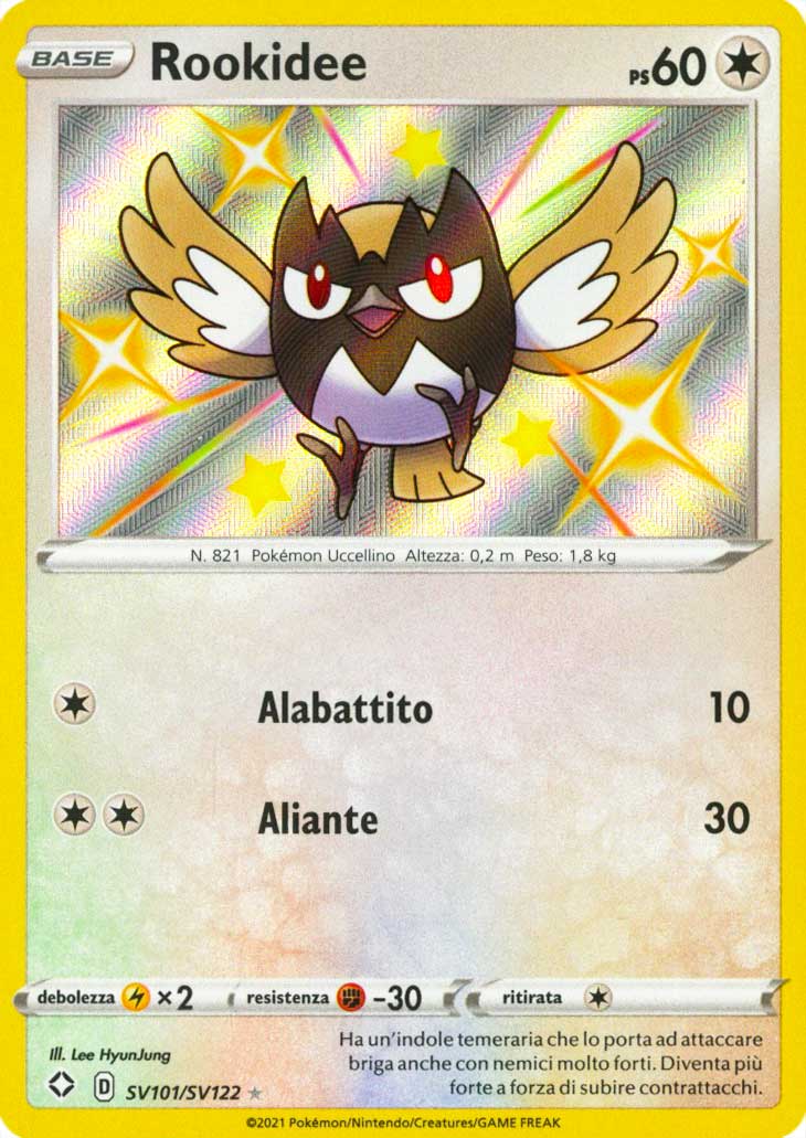 SV101 / SV122 Rookidee Rara Shiny Vault foil (IT) -NEAR MINT-