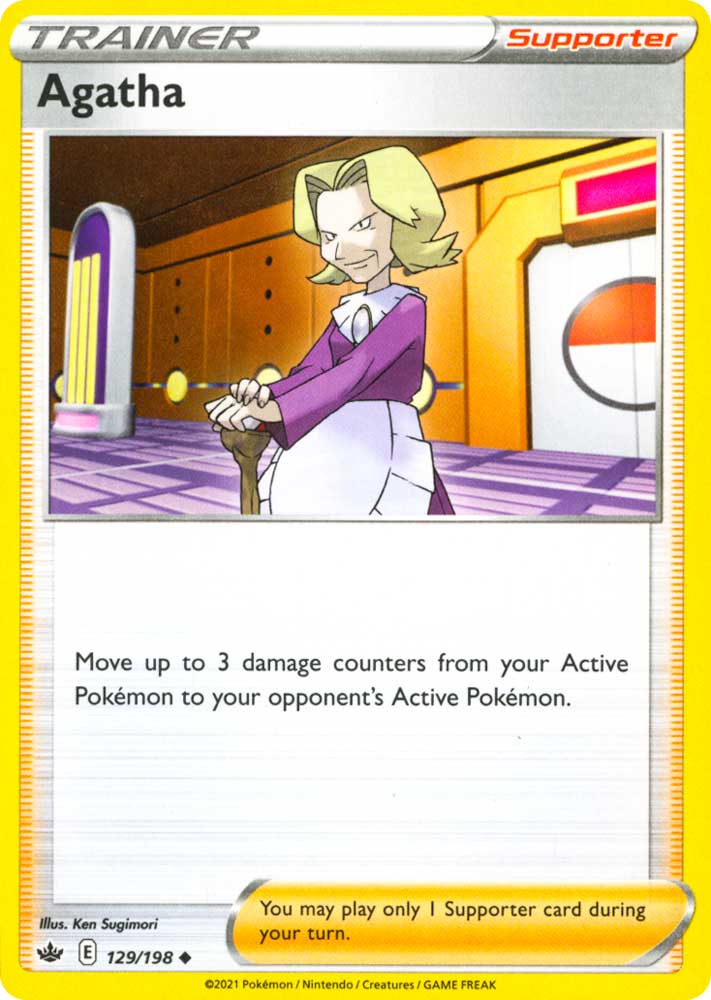 129 / 198 Agatha Non Comune normale (EN) -NEAR MINT-