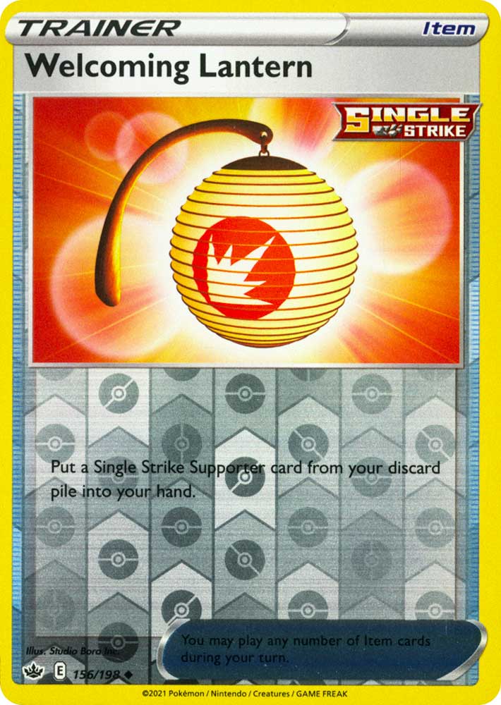 156 / 198 Welcoming Lantern Non Comune Reverse foil (EN) -NEAR MINT-