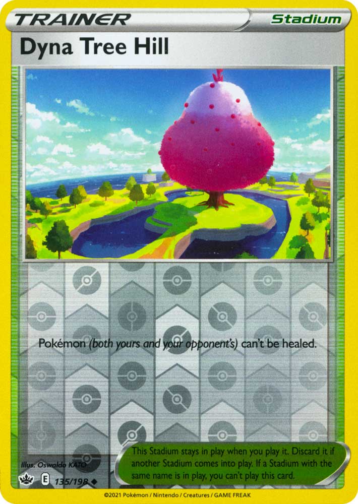 135 / 198 Dyna Tree Hill Non Comune Reverse foil (EN) -NEAR MINT-