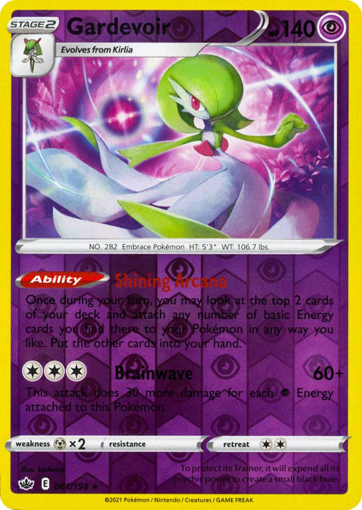 061 / 198 Gardevoir Rara Holo Reverse foil (EN) -NEAR MINT-