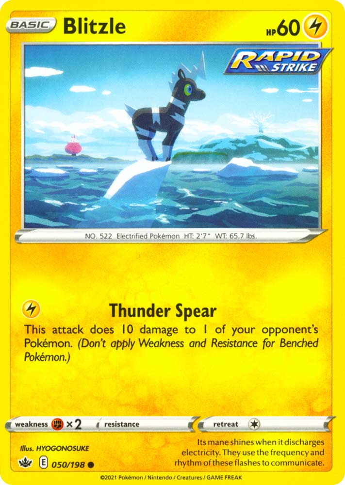 050 / 198 Blitzle Comune normale (EN) -NEAR MINT-