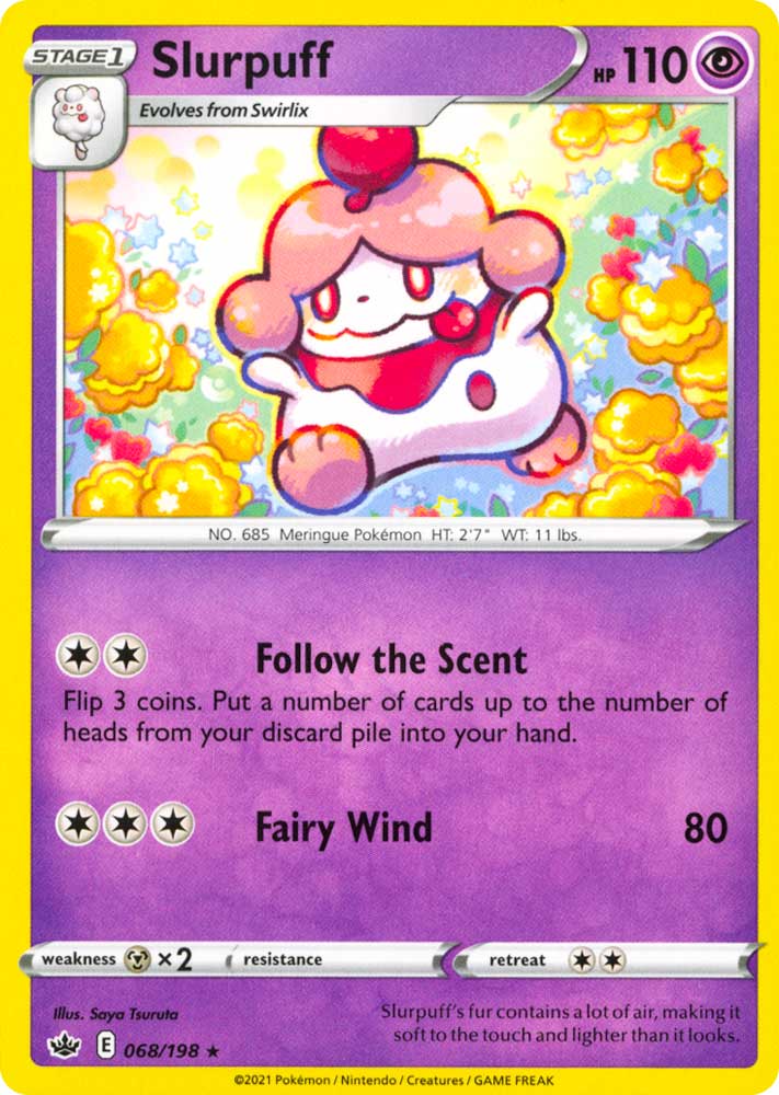 068 / 198 Slurpuff Rara normale (EN) -NEAR MINT-