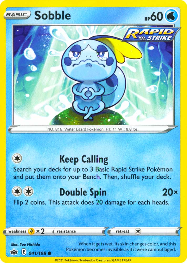 041 / 198 Sobble Comune normale (EN) -NEAR MINT-