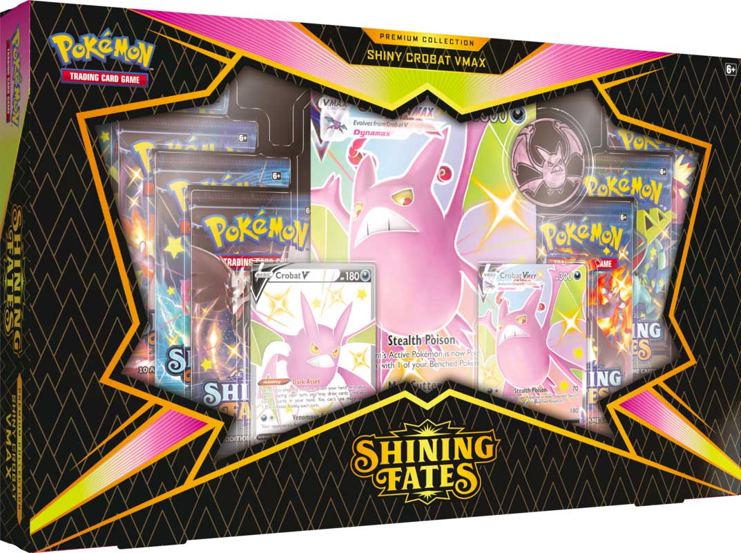 Sword and Shield 4.5 Shining Fates Premium Collection Shiny Crobat VMAX (EN)