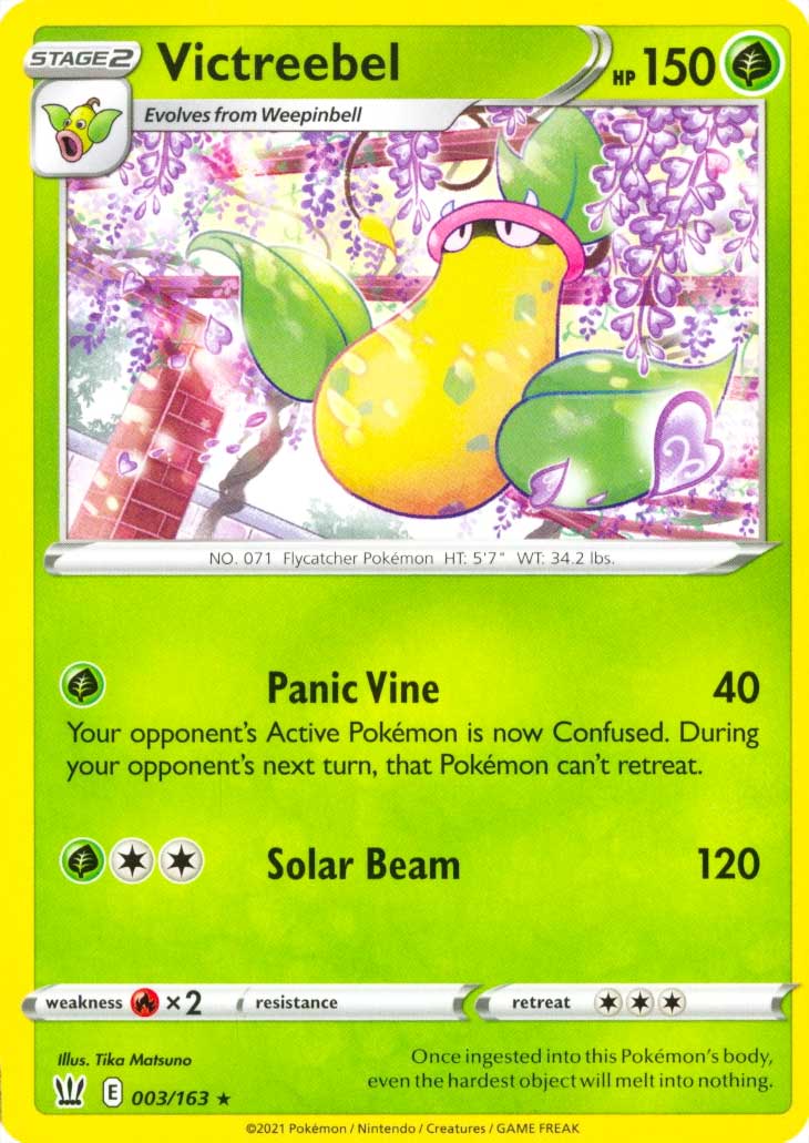 003 / 163 Victreebel Rara normale (EN) -NEAR MINT-