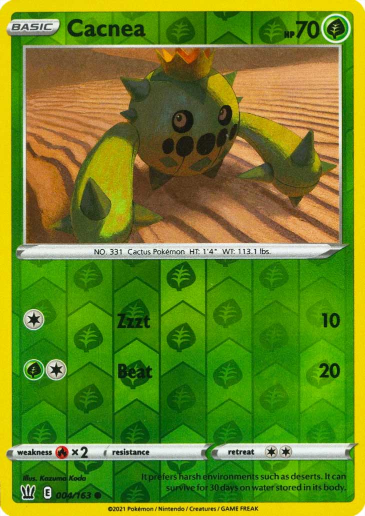 004 / 163 Cacnea Comune Reverse foil (EN) -NEAR MINT-