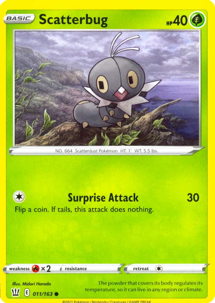 011 / 163 Scatterbug Comune normale (EN) -NEAR MINT-