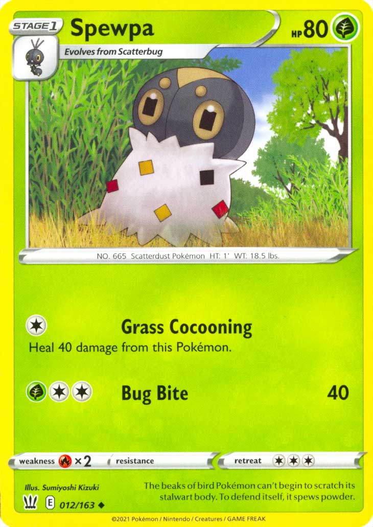 012 / 163 Spewpa Non Comune normale (EN) -NEAR MINT-