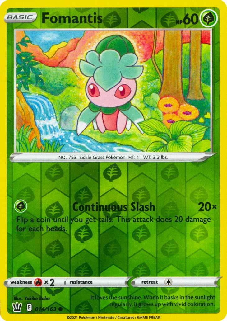 014 / 163 Fomantis Comune Reverse foil (EN) -NEAR MINT-