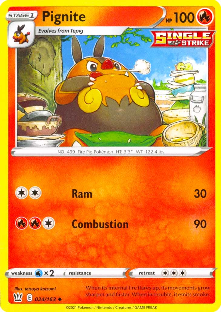 024 / 163 Pignite Non Comune normale (EN) -NEAR MINT-