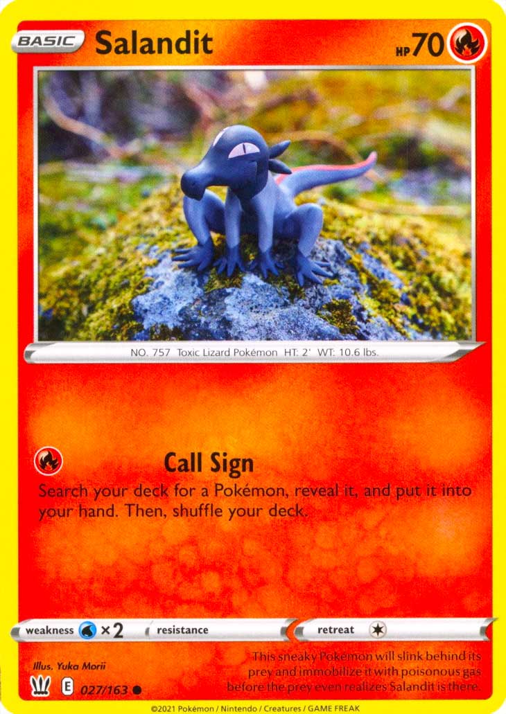 027 / 163 Salandit Comune normale (EN) -NEAR MINT-
