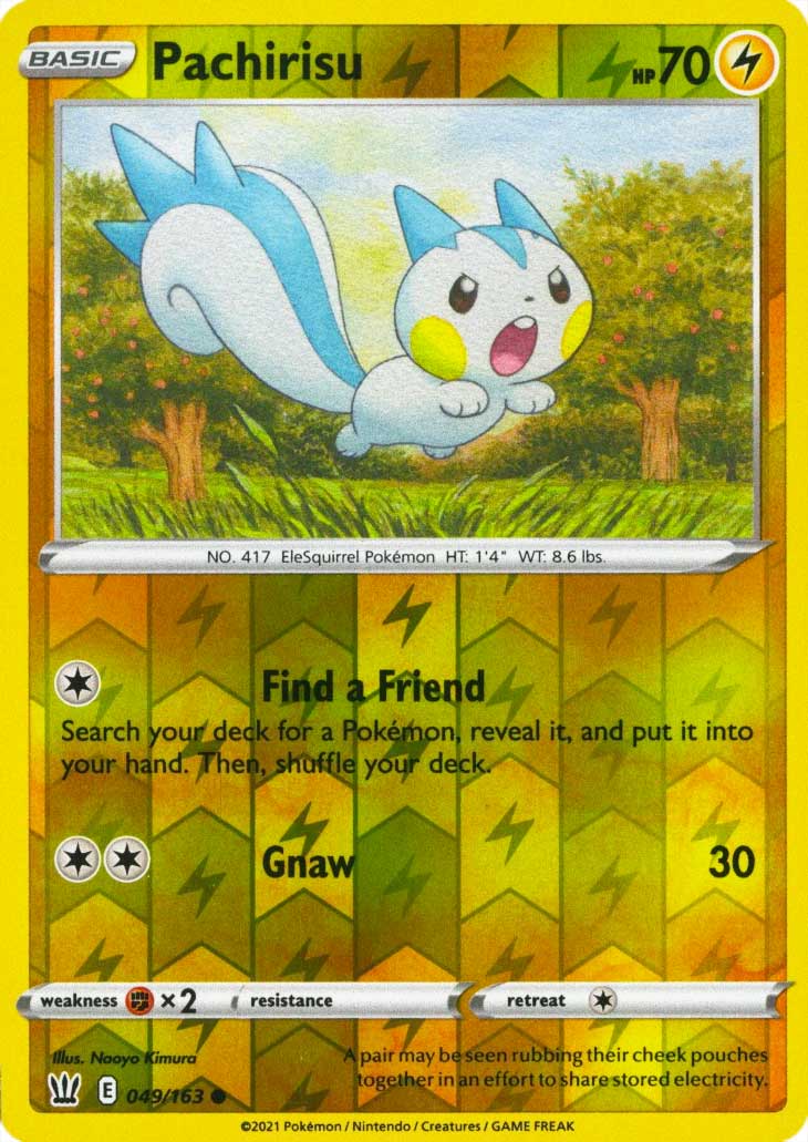 049 / 163 Pachirisu Comune Reverse foil (EN) -NEAR MINT-