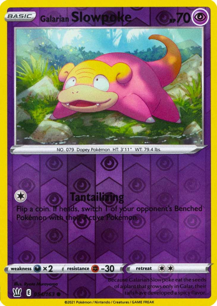 054 / 163 Galarian Slowpoke Comune Reverse foil (EN) -NEAR MINT-