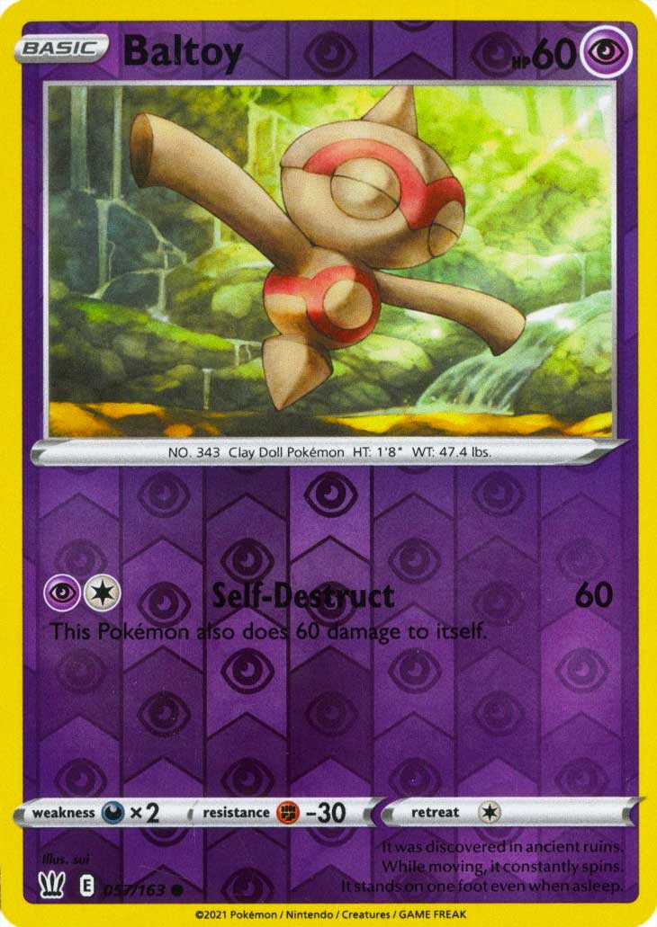 057 / 163 Baltoy Comune Reverse foil (EN) -NEAR MINT-