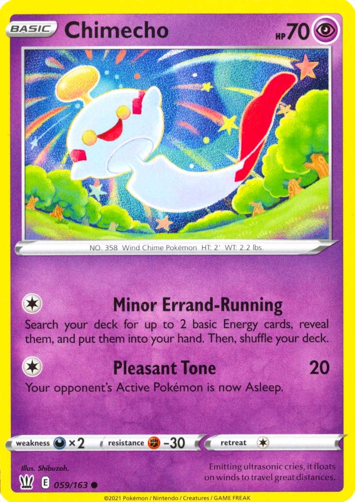 059 / 163 Chimecho Comune normale (EN) -NEAR MINT-