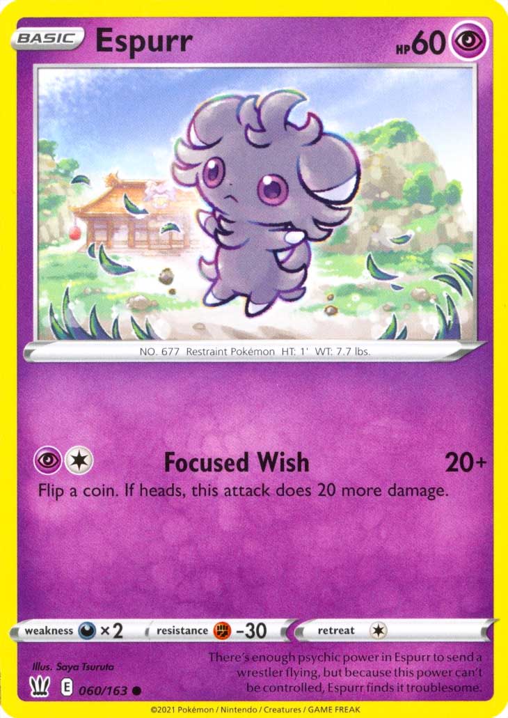 060 / 163 Espurr Comune normale (EN) -NEAR MINT-