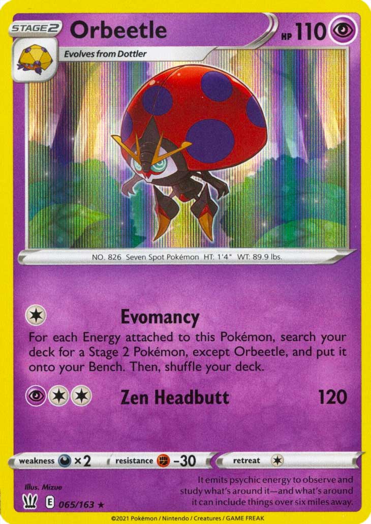 065 / 163 Orbeetle Rara Holo foil (EN) -NEAR MINT-