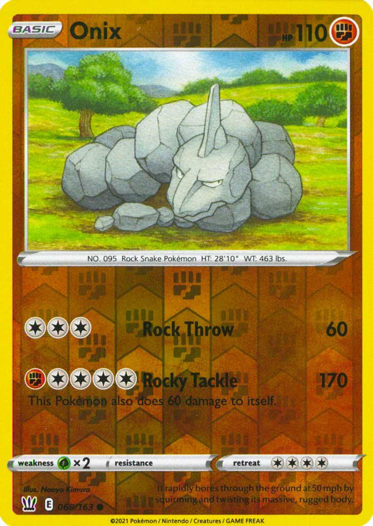068 / 163 Onix Comune Reverse foil (EN) -NEAR MINT-