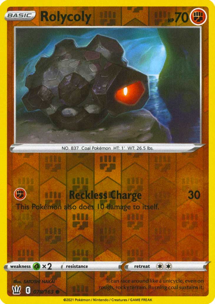 078 / 163 Rolycoly Comune Reverse foil (EN) -NEAR MINT-