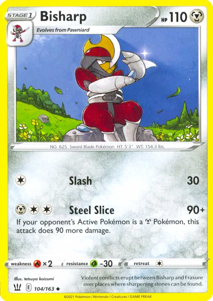 104 / 163 Bisharp Non Comune normale (EN) -NEAR MINT-