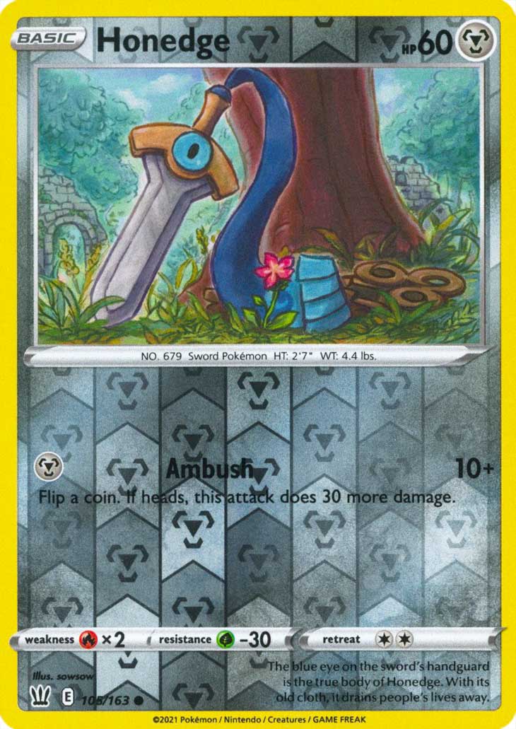 105 / 163 Honedge Comune Reverse foil (EN) -NEAR MINT-