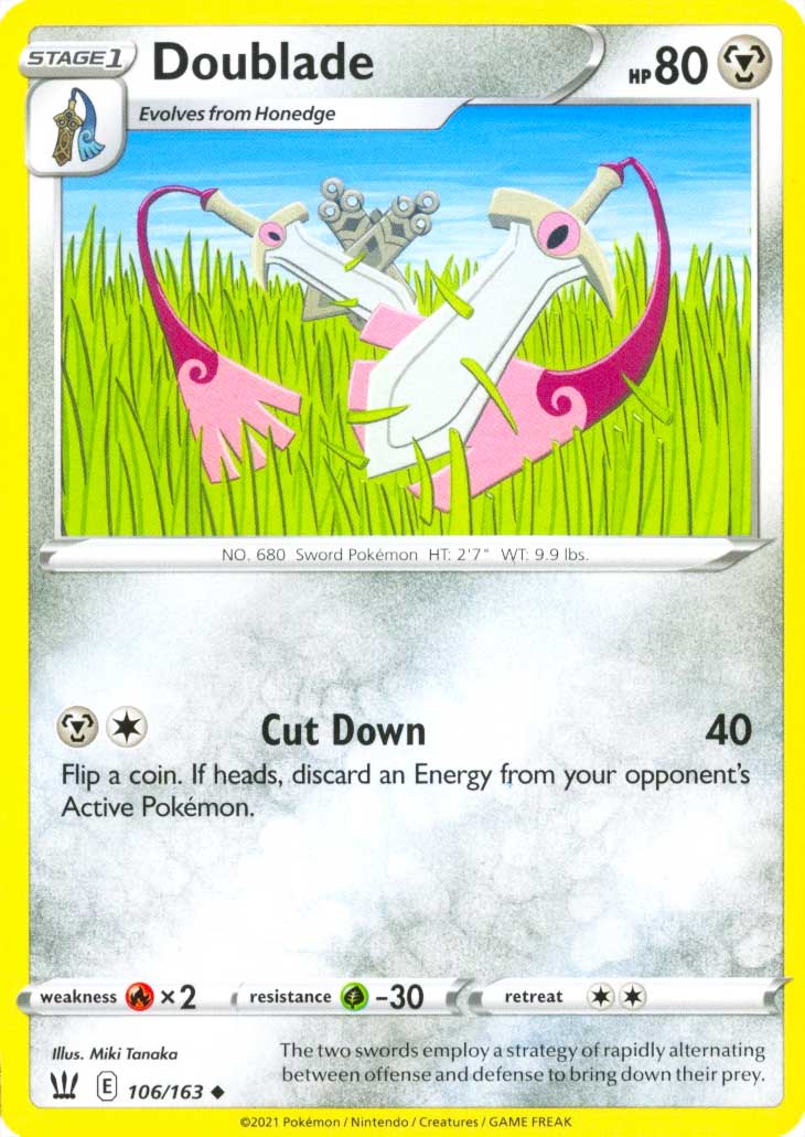 106 / 163 Doublade Non Comune normale (EN) -NEAR MINT-