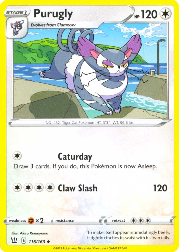 116 / 163 Purugly Non Comune normale (EN) -NEAR MINT-