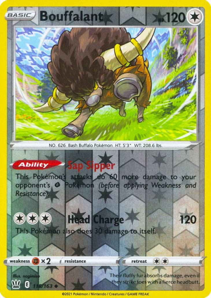 118 / 163 Bouffalant Non Comune Reverse foil (EN) -NEAR MINT-