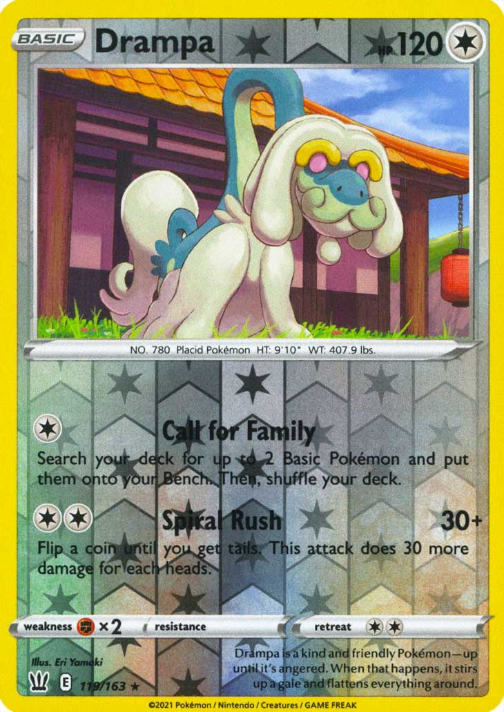 119 / 163 Drampa Rara Reverse foil (EN) -NEAR MINT-