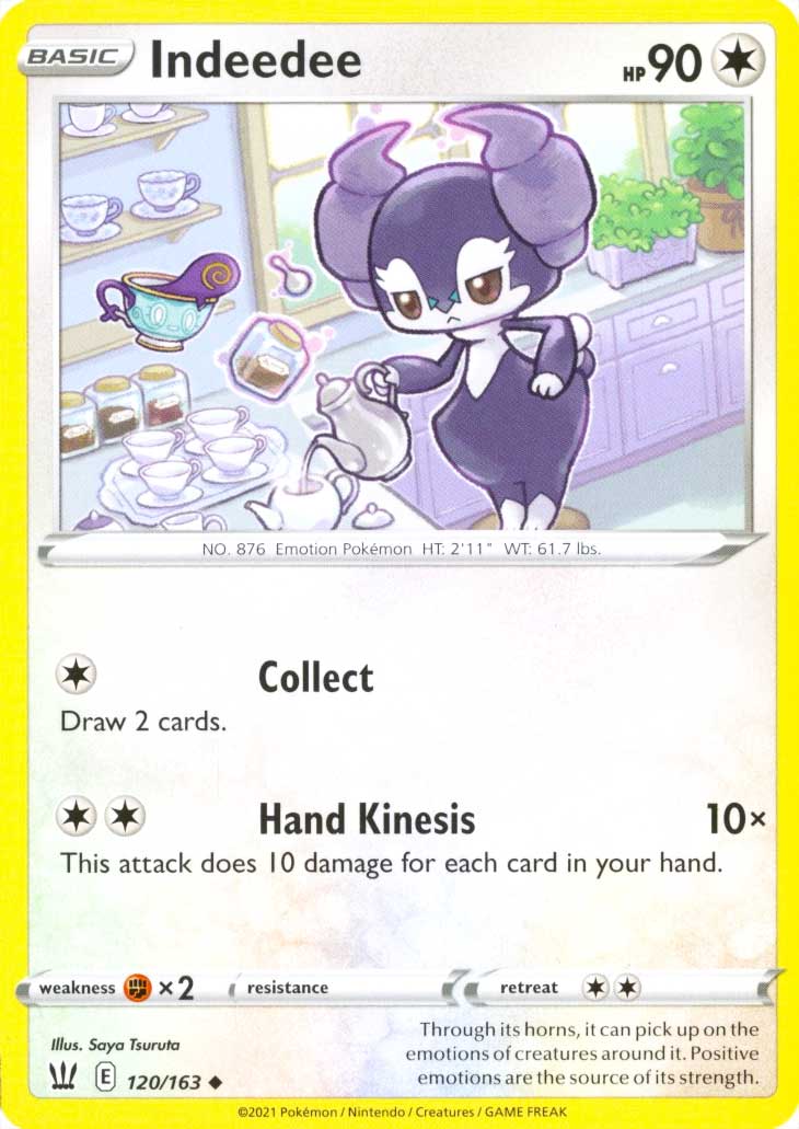 120 / 163 Indeedee Non Comune normale (EN) -NEAR MINT-