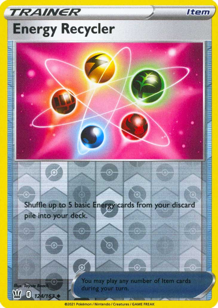 124 / 163 Energy Recycler Non Comune Reverse foil (EN) -NEAR MINT-