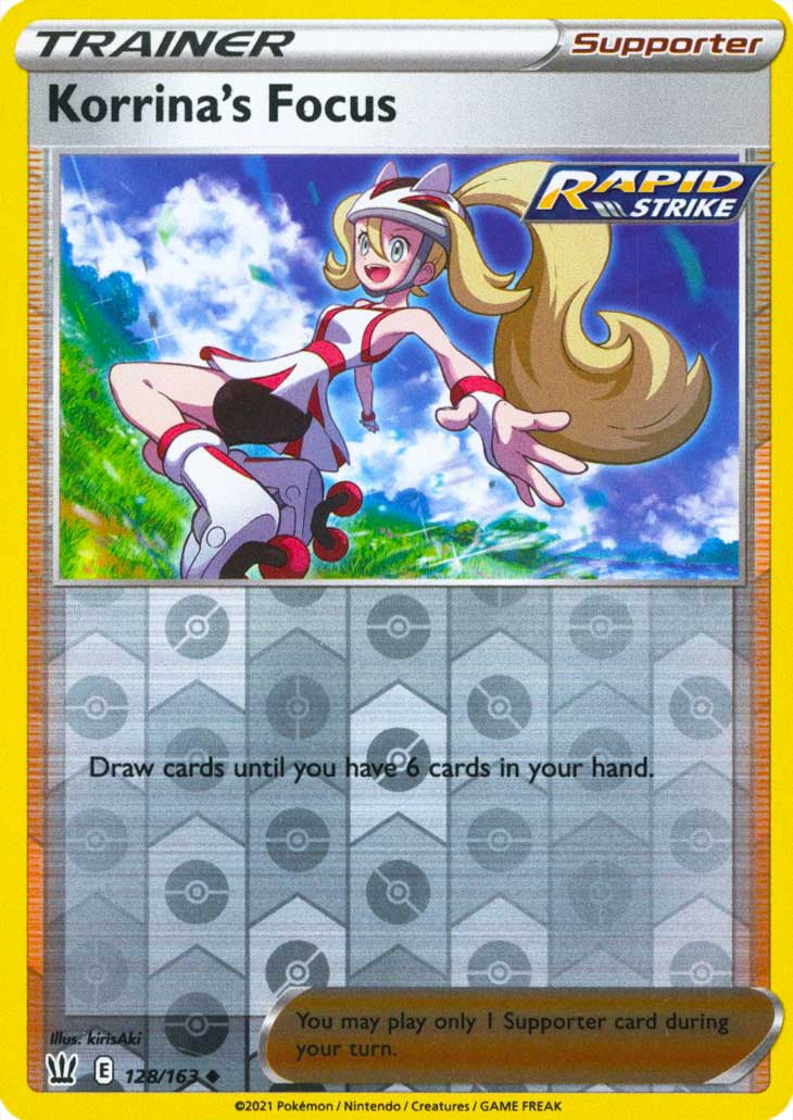 128 / 163 Korrina's Focus Non Comune Reverse foil (EN) -NEAR MINT-