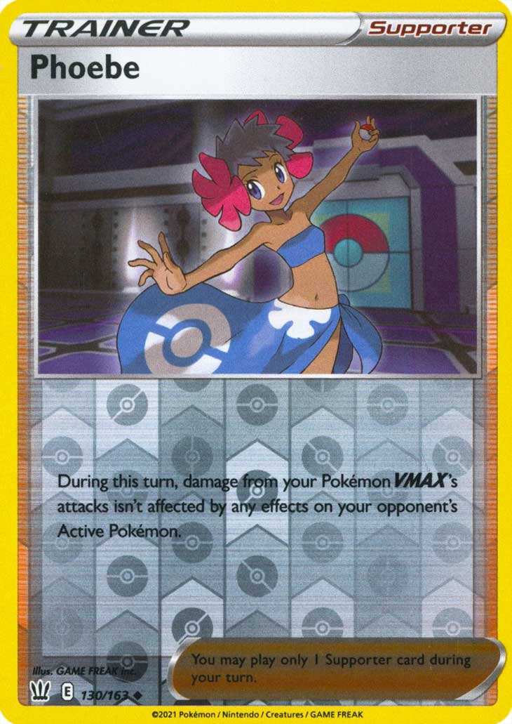 130 / 163 Phoebe Non Comune Reverse foil (EN) -NEAR MINT-