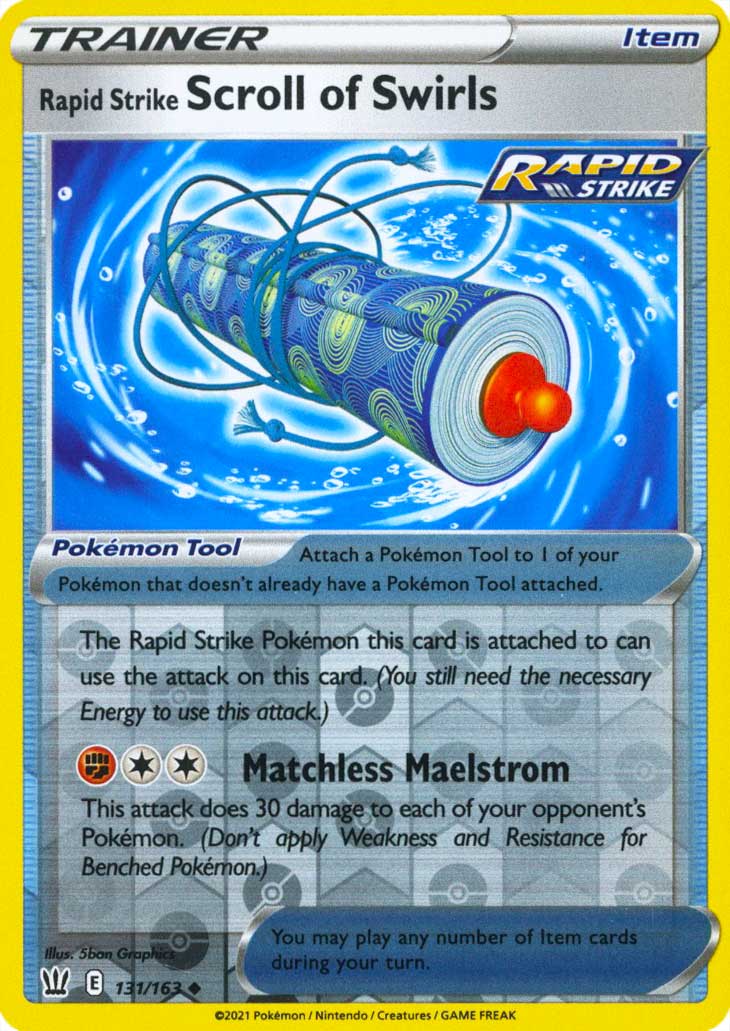 131 / 163 Rapid Strike Scroll of Swirls Non Comune Reverse foil (EN) -NEAR MINT-