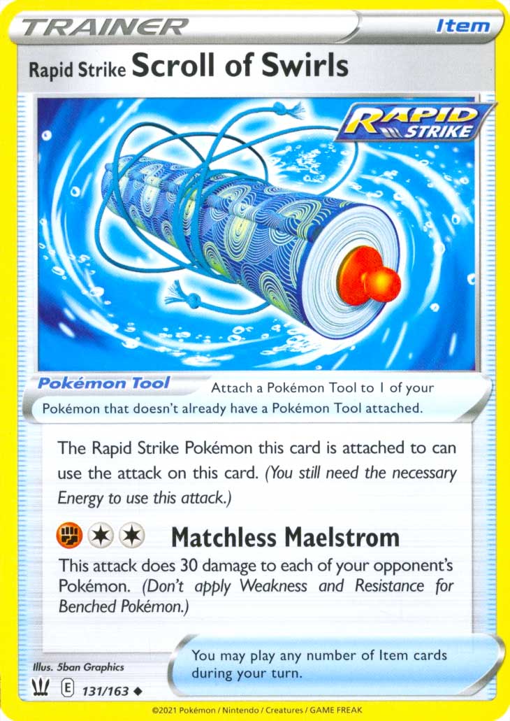 131 / 163 Rapid Strike Scroll of Swirls Non Comune normale (EN) -NEAR MINT-