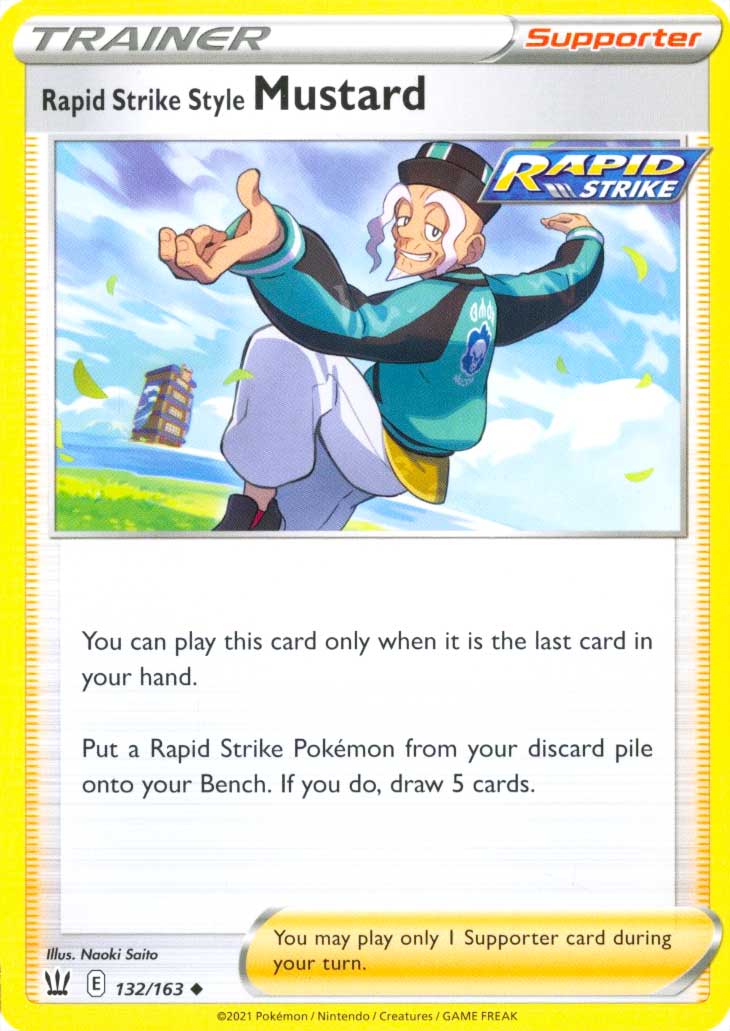 132 / 163 Rapid Strike Style Mustard Non Comune normale (EN) -NEAR MINT-