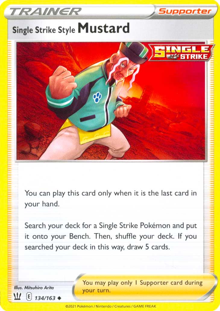 134 / 163 Single Strike Style Mustard Non Comune normale (EN) -NEAR MINT-