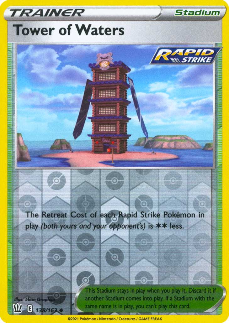 138 / 163 Tower of Waters Non Comune Reverse foil (EN) -NEAR MINT-