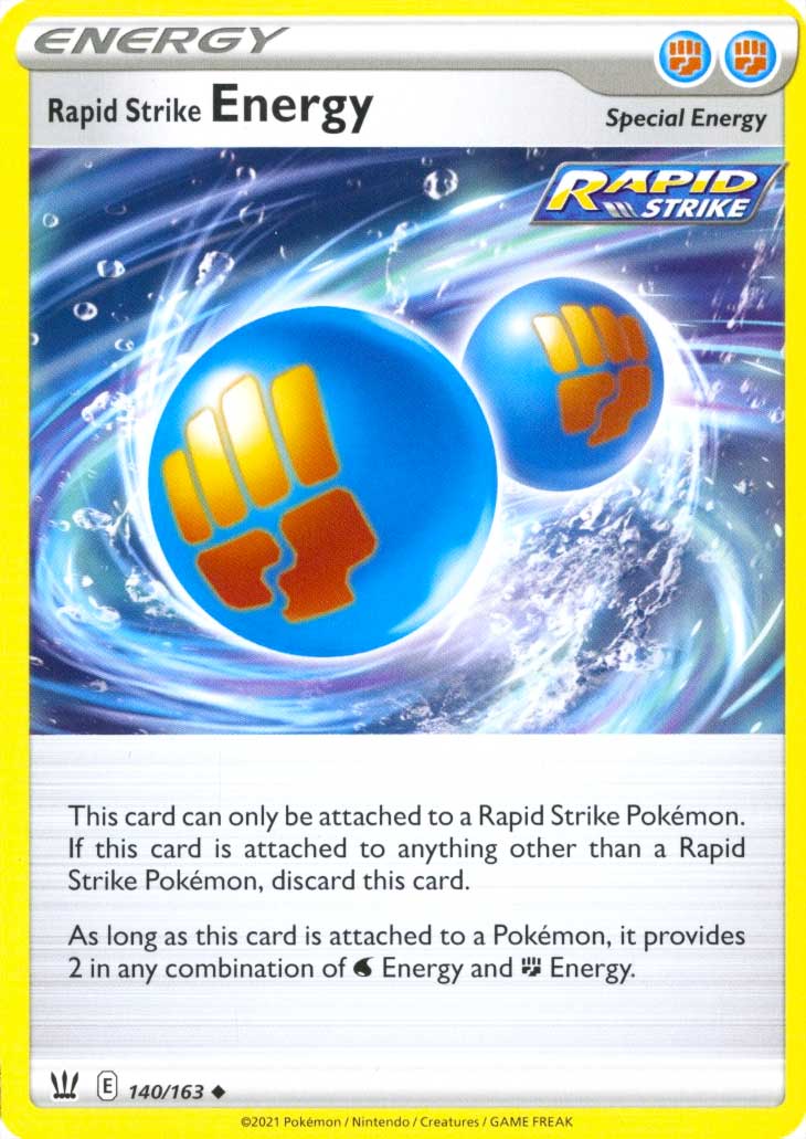 140 / 163 Rapid Strike Energy Non Comune normale (EN) -NEAR MINT-