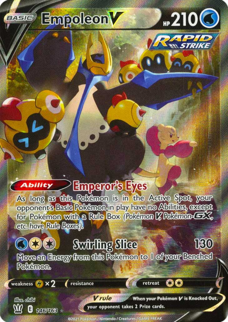 146 / 163 Empoleon V Ultra Rara V Full Art foil (EN) -NEAR MINT-