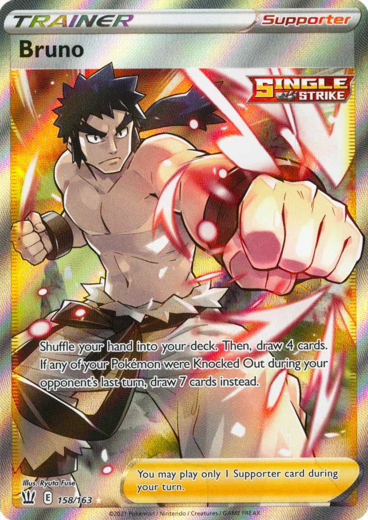 158 / 163 Bruno Ultra Rara Full Art foil (EN) -NEAR MINT-