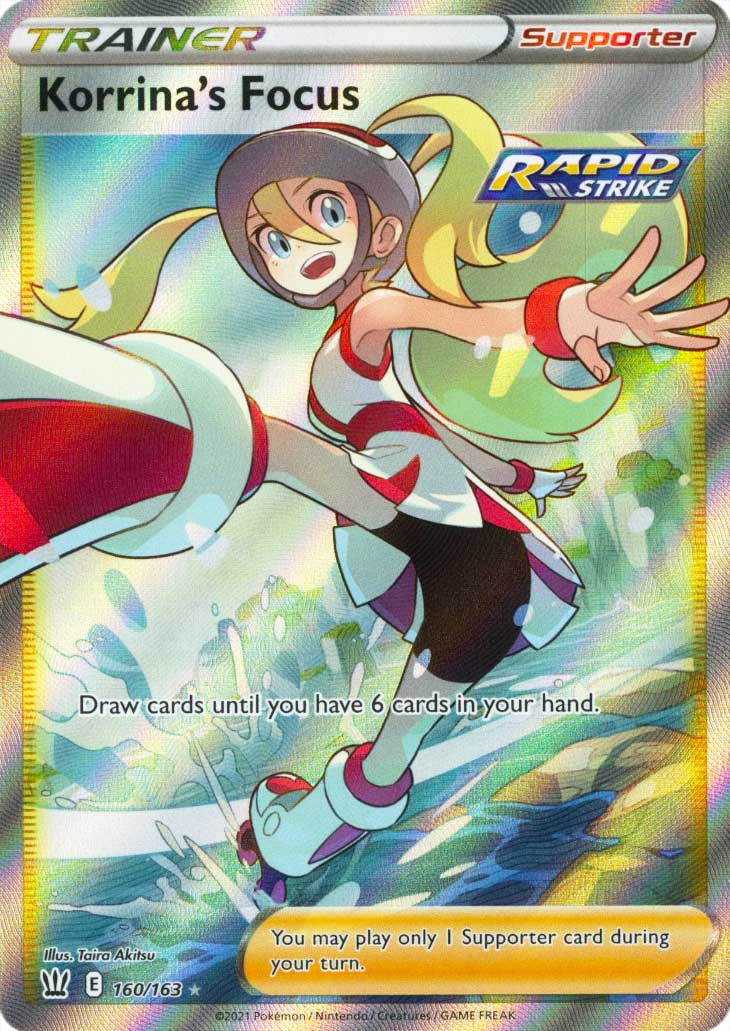 160 / 163 Korrina's Focus Ultra Rara Full Art foil (EN) -NEAR MINT-