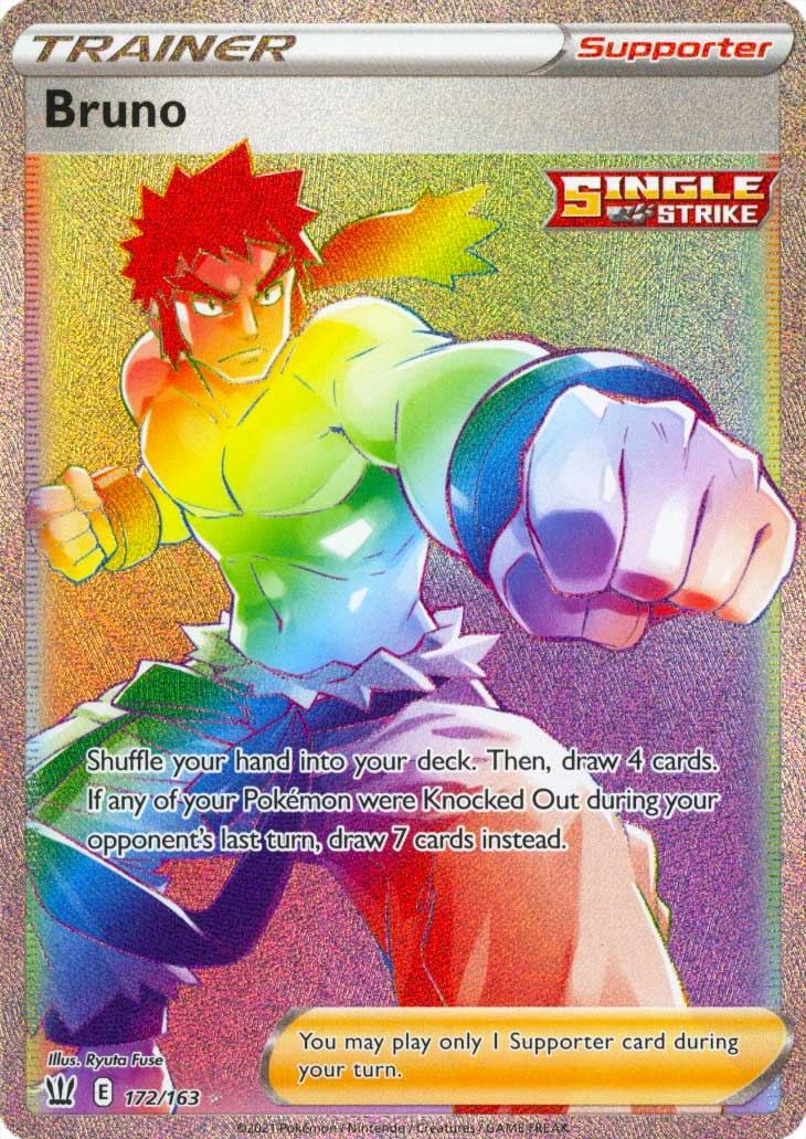 172 / 163 Bruno Rara Segreta Rainbow foil (EN) -NEAR MINT-